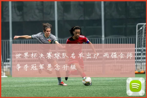 世界杯决赛球队名单出炉 两强会师争夺冠军悬念升级