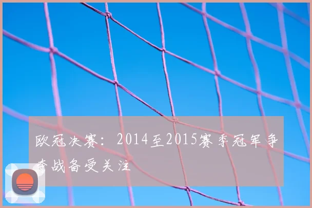 欧冠决赛：2014至2015赛季冠军争夺战备受关注